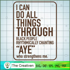 Black People SVG Cut File for Cricut & Silhouette