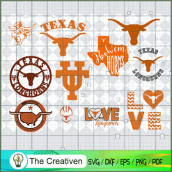 Texas LongHorns SVG Cut File for Cricut & Silhouette