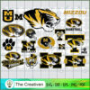 Missouri Tigers SVG Cut File for Cricut & Silhouette 3 Missouri Tigers