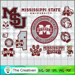 Mississippi State Bulldogs SVG Cut File for Cricut & Silhouette