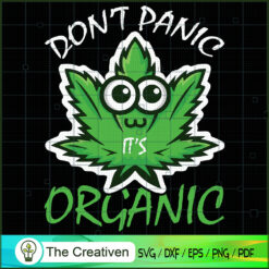 Organic Weed SVG Cut File for Cricut & Silhouette
