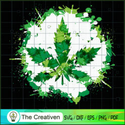Cannabis Weed SVG Cut File for Cricut & Silhouette Design 12604
