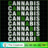 Cannabis Weed Smoke SVG Cut File for Cricut & Silhouet Design 12568