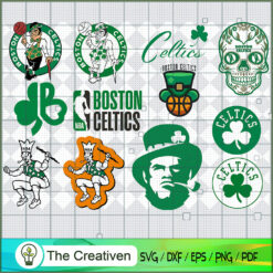 Boston Celtics Basketball Team SVG Cut File for Cricut & Silhouette