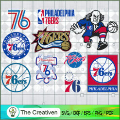 Philadelphia 76ers SVG Cut File for Cricut & Silhouette
