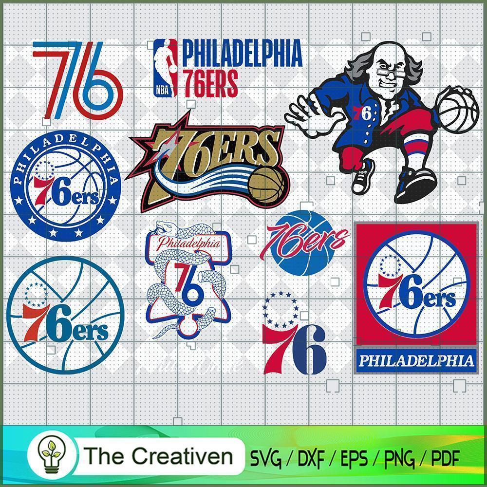 Philadelphia 76ers SVG Cut File for Cricut & Silhouette 1 Philadelphia 76ers SVG Cut File for Cricut & Silhouette