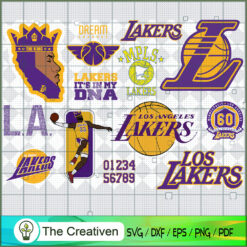 Los Angeles Lakers SVG Cut File for Cricut & Silhouette