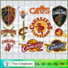 Cleveland Cavaliers SVG Cut File for Cricut & Silhouette 3 Cleveland Cavaliers copy
