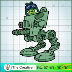 8 Inches at-at Imperial Walk SVG Cut File for Cricut