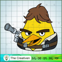 Angry Birds Star Wars Han Solo SVG Cut File for Cricut Design 12143