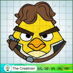 Angry Birds Star Wars Han Solo SVG Cut File for Cricut Design 12144