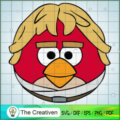 Angry Birds Star Wars Luke SVG Cut File for Cricut & S Design 12116