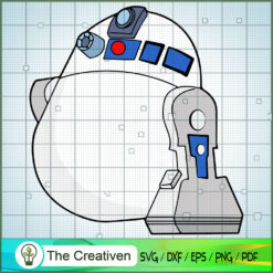 Angry Birds Star Wars: R2-D2 SVG Cut File for Cricut & Silhouette