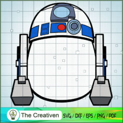 Angry Birds Star Wars R2-D2 SVG Cut File for Cricut & Silhouette