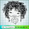 Cute Afro Girl SVG, Africa Woman SVG, Black Woman SVG 3 72 copy 4