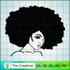 Big Afro Girl SVG, Africa Woman SVG, Black Woman SVG 2 73 copy 4