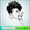 Woman Smoking SVG, Africa Woman SVG, Black Woman SVG