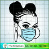 Cute Girl Wear Blue Mask SVG, Africa Woman SVG, Black Woman SVG 2 54 copy 9