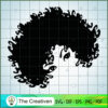 Afro Hair Woman SVG, Africa Woman SVG, Black Woman SVG