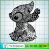 Stitch Flower SVG, Funny Stitch SVG, Disney Lilo and Stitch SVG