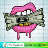 Sexy Lips Bite Money Cash 100 Dollar SVG, Lips SVG, Luxury SVG 2 11 copy 21