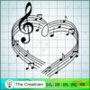 Music Note Treble Clef Heart Sheet SVG, Luxury SVG 3 9 copy 22