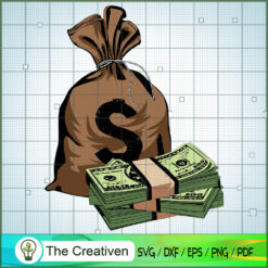 100 Hundred Dollar Bill SVG, Bank SVG, Money SVG