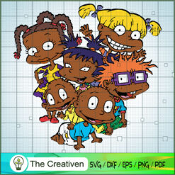 Rugrats SVG, Black Woman SVG, Afro Girl SVG