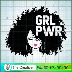 Woman Face SVG, Black Woman SVG, Afro Girl SVG