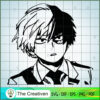 Shoto Todoroki SVG, Class 1-A Student SVG, My Hero Academy Movie SVG 2 41 copy 7