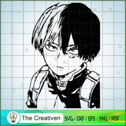 Shoto Todoroki Cool SVG , Class 1-A SVG, My Hero Academy Movie SVG