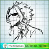 All Might Face SVG, U.A. High Teachers SVG, My Hero Academy Movie SVG