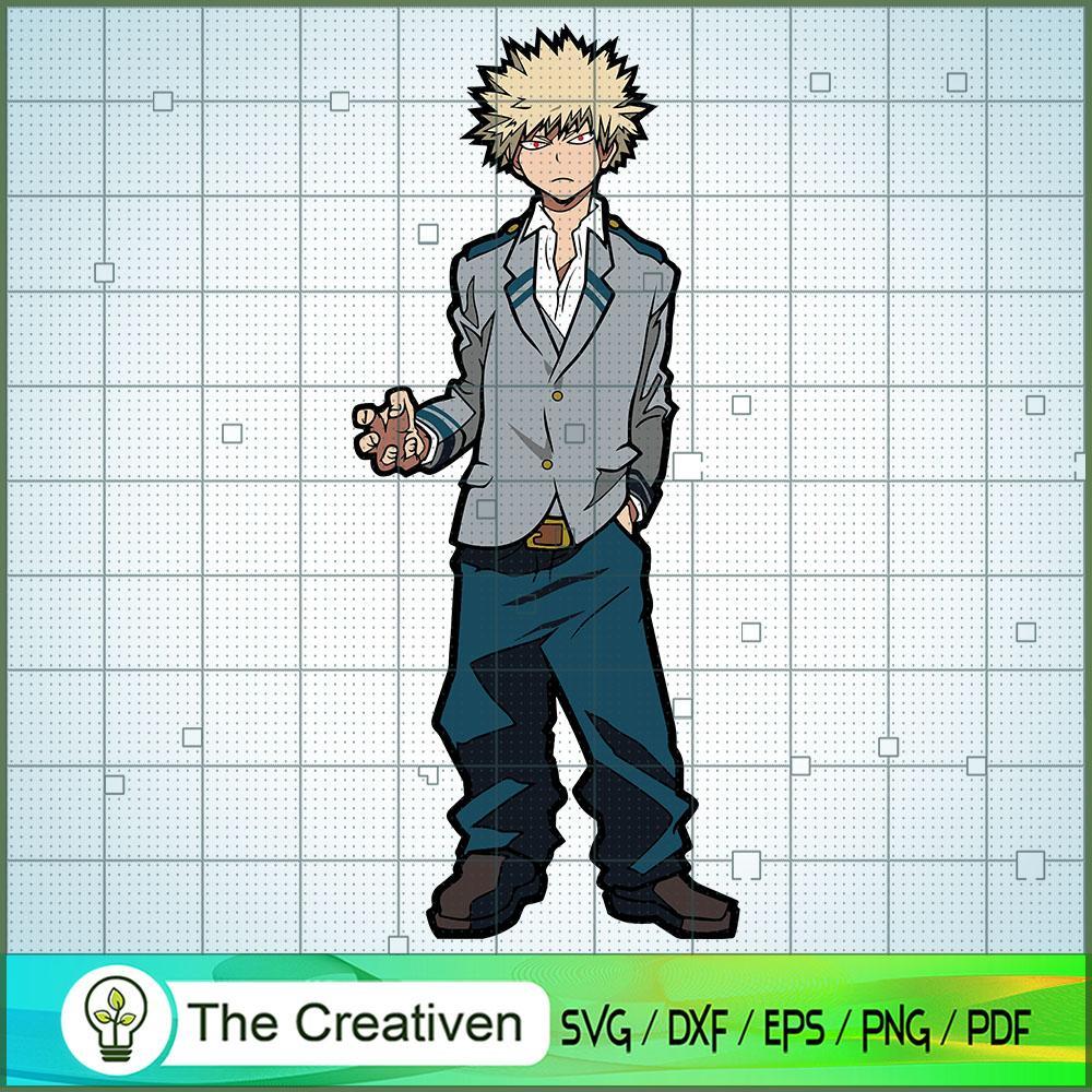 Katsuki Bakugou SVG Cut File for Cricut & Silhouette Design 11604 1 Katsuki Bakugou SVG Cut File for Cricut & Silhouette Design 11604