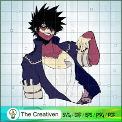 Dabi A-Rank Villain Color SVG Cut File for Cricut & Silhouette