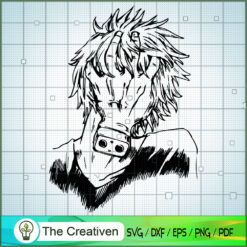 Tomura Shigaraki SVG Cut File for Cricut & Silhouette