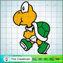Koopa Mario SVG , Game Mario SVG, Funny Mario SVG