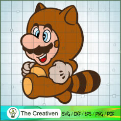 Super Mario Tanooki SVG Cut File for Cricut & Silhouet Design 11525