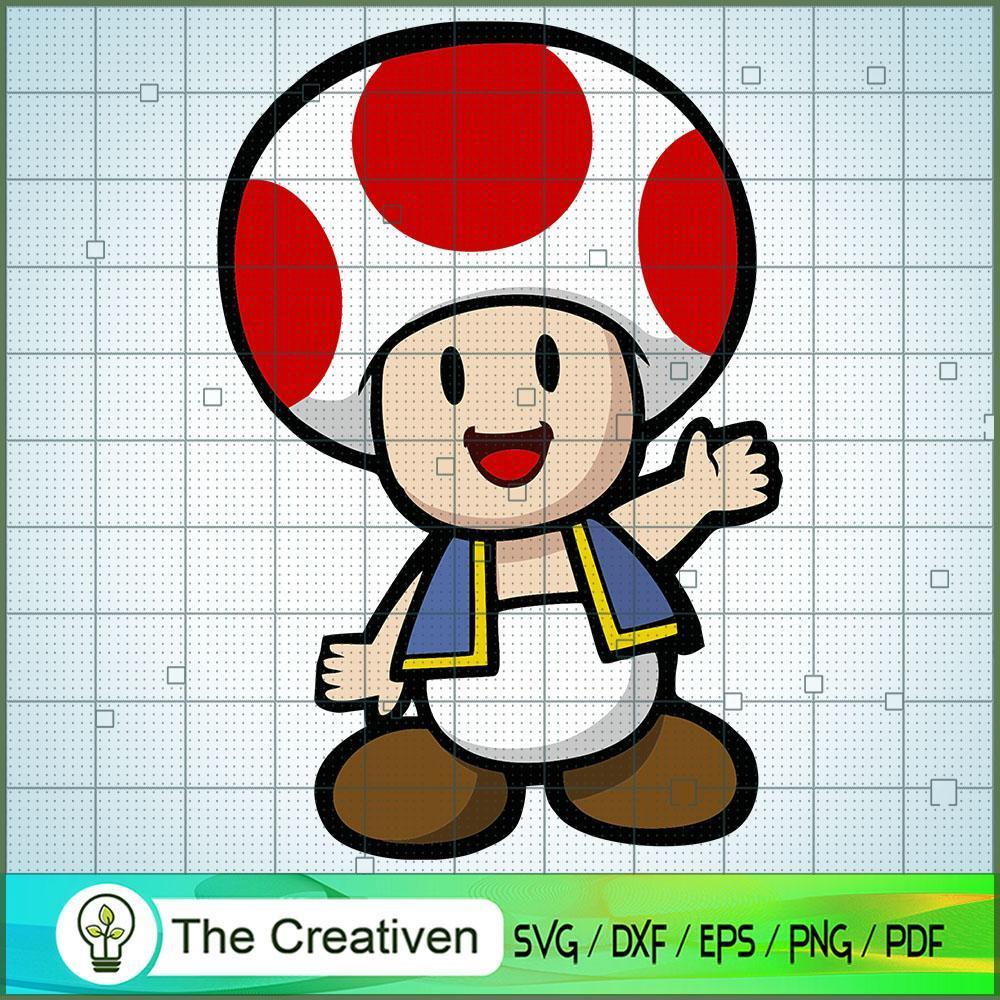 Toad Mario SVG , Game Mario SVG, Funny Mario SVG 1 Toad Mario SVG , Game Mario SVG, Funny Mario SVG
