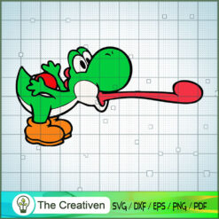 Yoshi Mario SVG Cut File for Cricut & Silhouette Design 11511