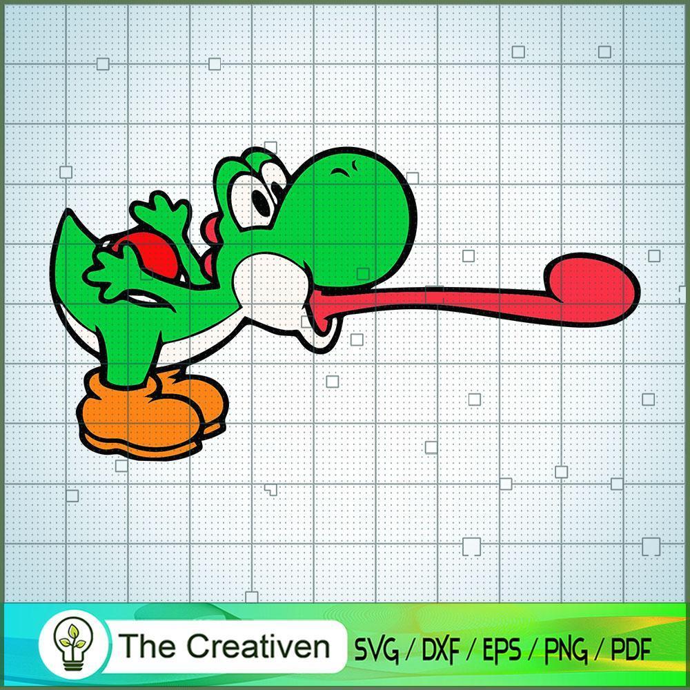 Yoshi Mario SVG Cut File for Cricut & Silhouette Design 11511 1 Yoshi Mario SVG Cut File for Cricut & Silhouette Design 11511