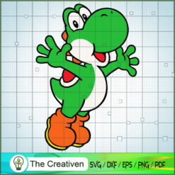 Yoshi Mario SVG Cut File for Cricut & Silhouette Design 11512