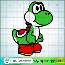 Yoshi Mario SVG Cut File for Cricut & Silhouette Design 11510