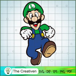 Luigi Mario SVG Cut File for Cricut & Silhouette Design 11496