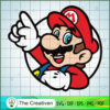 Super Mario SVG Cut File for Cricut & Silhouette Design 11467 2 Mario PNG 22 copy