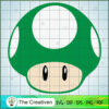 Retro Mushroom Green SVG , Game Mario SVG, Funny Mario SVG 3 Mario PNG 15 copy