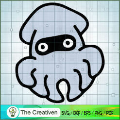Blooper Mario SVG , Game Mario SVG, Funny Mario SVG