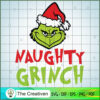 Naughty Grinch SVG Cut File for Cricut & Silhouette Design 11409