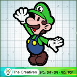 Paper Mario and Luigi SVG Cut File for Cricut & Silhou Design 11412
