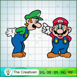 Mario Plumb Fiction SVG Cut File for Cricut & Silhouette