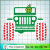 Grinch Drive Jeep Car SVG, Grinch Christmas SVG, The Grinch SVG